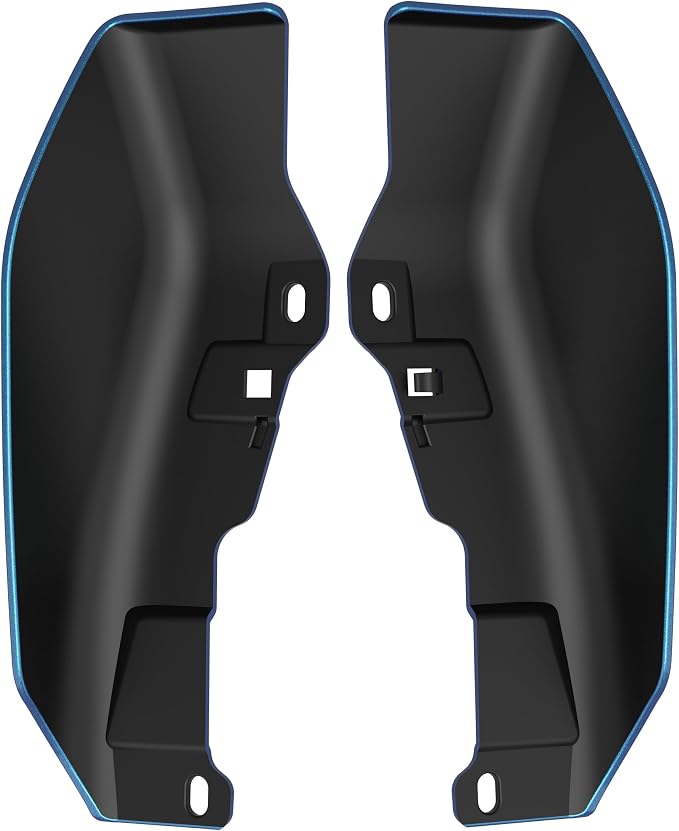 Color - Matched Mid Frame Air Deflectors Heat Shield, Perfectly Fit for Harley Touring Models 2009-2026 Daytona Blue