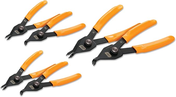 GEARWRENCH 6 Pc Convertible Straight/90 Snap Ring Pliers | 89711