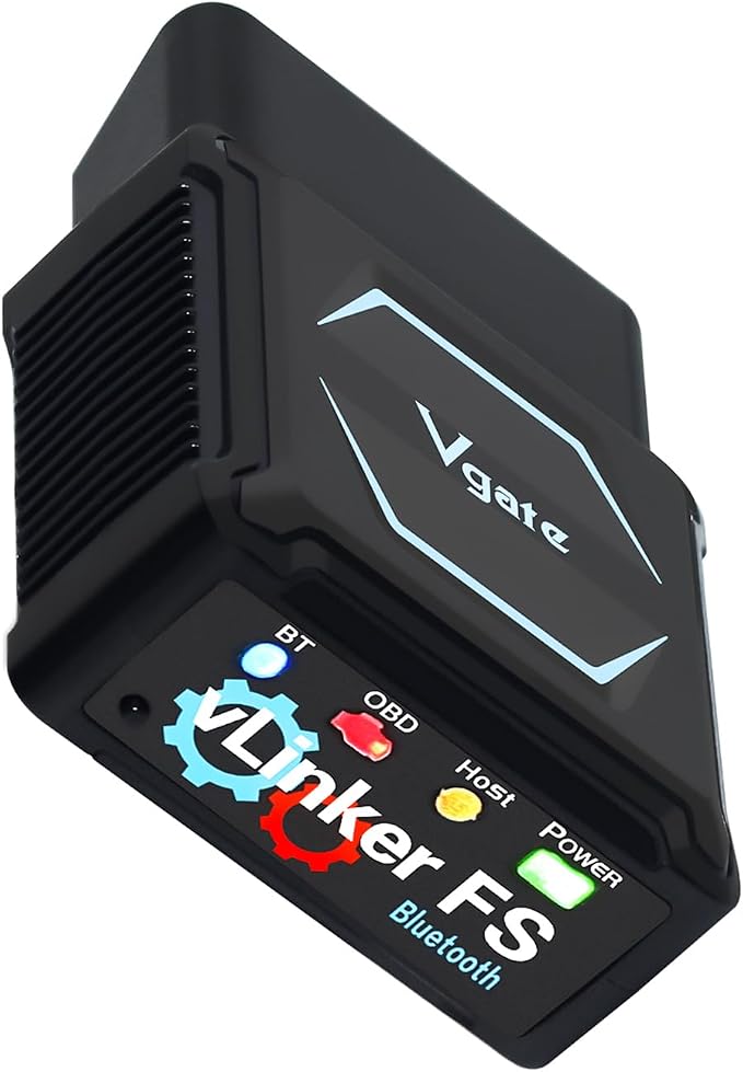 VGATE vLinker FS Bluetooth OBD2 Scanner Diagnostic Tool Wireless Code Reader for iPhone, Android & Windows Bi-Directional Control Car Diagnostic Scanner,All Systems Diagnosis, 30+ Services