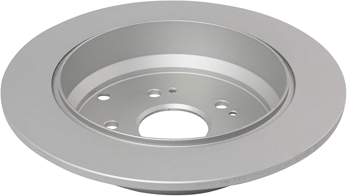 TRQ Rear Brake Rotor Set G Coated Solid Compatible with 2007-2018 Acura RDX 2005-2016 Honda CR-V