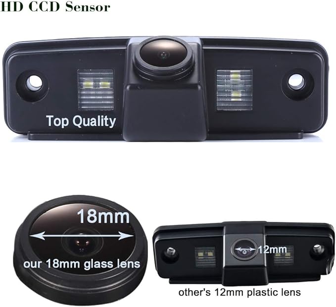 170° Wide View Angel Night Visions Backup Reversing Parking Cameras Replacement for Toyota Prado 2010 2014/Forester 2006/Subaru Outback Wagon 2001-2012/Subaru WRX 2011 Sedan