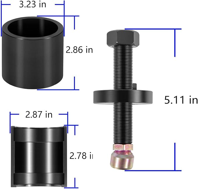 303-1260 ZTSE4705 Front Crankshaft Seal Wear Ring Remover Tool for Ford 6.4L Powerstroke Diesel Engine Super Duty F-250 F-350 F-450 F-550 and VT365-MaxxForce7 2008-2010, ST-133 6888
