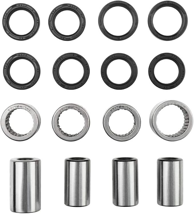 Tusk Linkage Bearing Kit Compatible with Honda TRX 450R 2004-2009/TRX 450ER 2006-2014 - TK-27-1121 Replaces OEM 91071-MY1-005, 91072-MY1-005, 52465-MY1-000, 52472-HP1-000, 91262-KV3-831, 91254-KS6-003