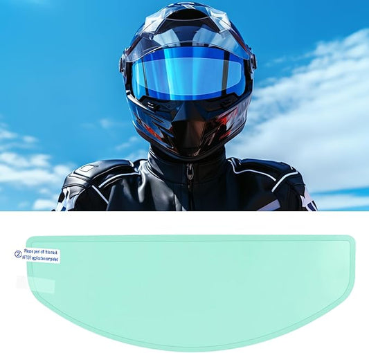 Motorcycle Anti Fog Film, Universal Fit Helmet Visors Insert Waterproof Fog Resistant Clear Vision