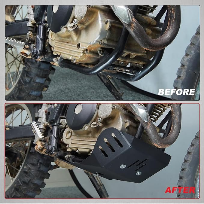 Xitomer 4mm Motorcycle Skid Bash Plate, Fit for XT250 2008 2009 2010 2011 2012 XT250 2013 2014 2015 XT250 2016 2017 2018 2019 2020 2021 2022 2023 2024 2025 Motorcycle Skid Plate