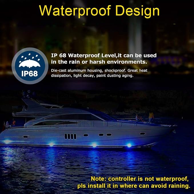 OPP ULITE RGB Led Rock Lights 12Pods, APP Control Rock Light Kit, DIY Color Timing Music Flashing Mode, Interior Underglow Lights for Jeep Offroad Trucks UTV SUV ATV Motorcycle Boats
