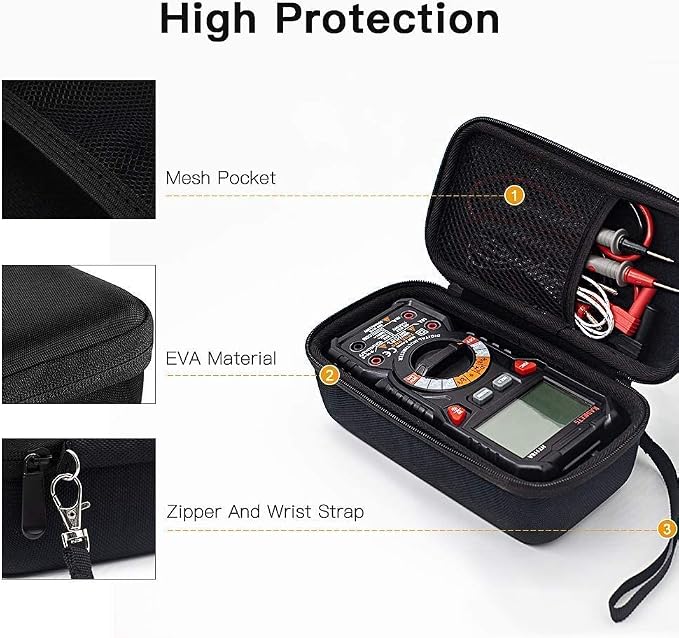 KAIWEETS HT118A Digital Multimeter with Portable Case