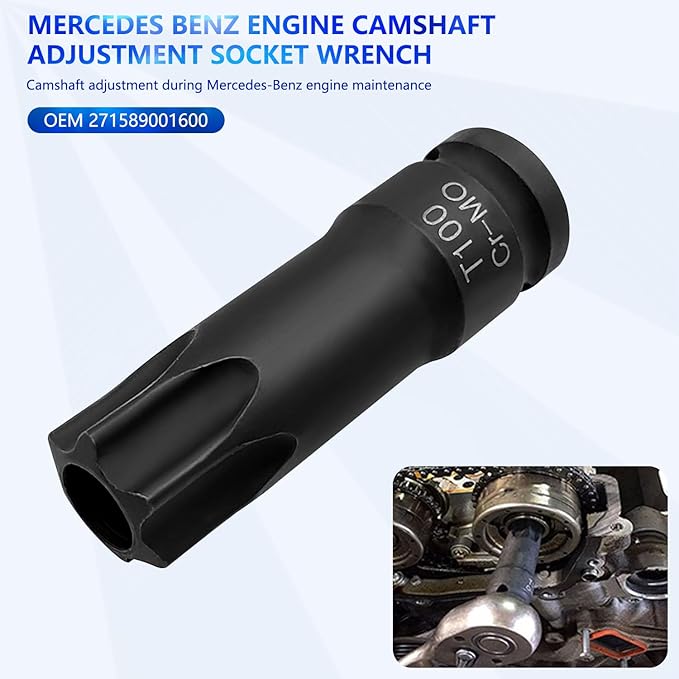 7Pcs Camshaft Alignment Engine Timing Tool Chain Fixture Tool Kit Compatible for Mercedes Benz M271 C230 271 203 Engine
