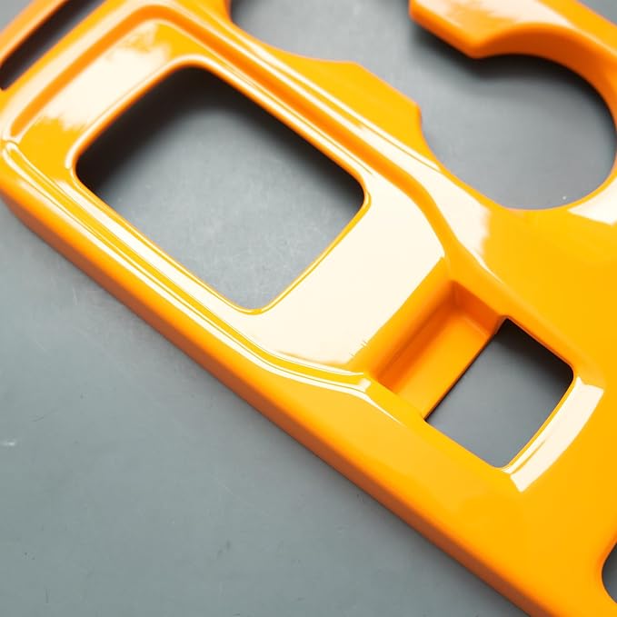 ZiWen Interior Trims Sport Gear Panel Center Console Cover Accessories for Ford Ranger Everest 2024 2025 2026 (B-Raptor-Orange)