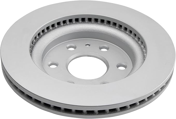 TRQ Front Brake Rotor Set G Coated Vented Compatible with 2008-2017 Buick Enclave 2009-2017 Chevrolet Traverse 2007-2016 GMC Acadia 2017 Acadia Limited 2007-2010 Saturn Outlook