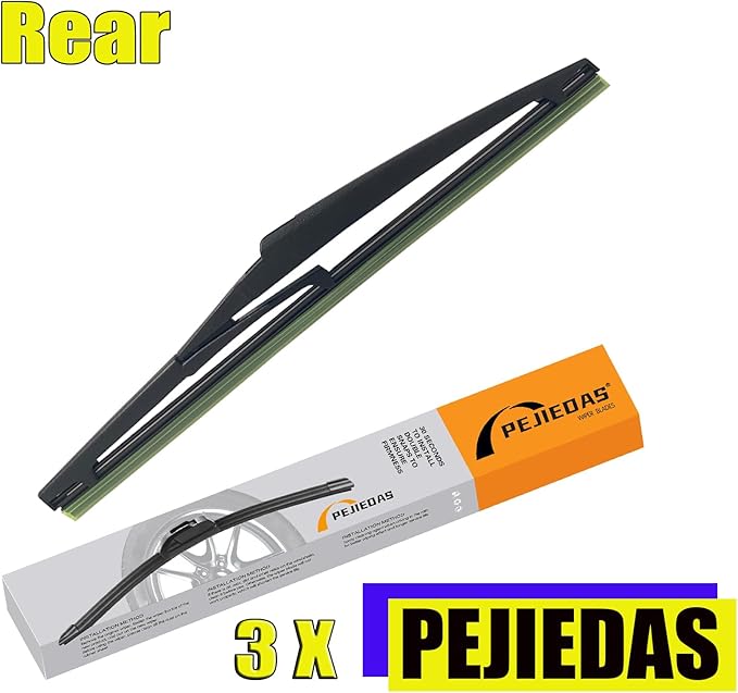 3 x OEM Wiper Blades, Replacement Wiper Blades for Toyota RAV4 2013-2022, (26“ & 16” Front Wipers + 10” Rear Wiper Blades)