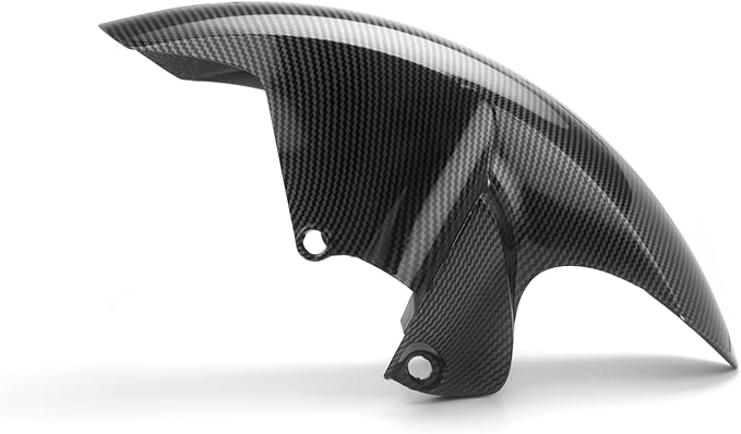 Front Fender Motorcycle Parts Fairing Parts Compatible for Yamaha YZF R6 YZF r6 2006 2007 2008 2009 2010 2011 2012 2013 2014 2015 2016 ABS Carbon Fiber Color Front Fender