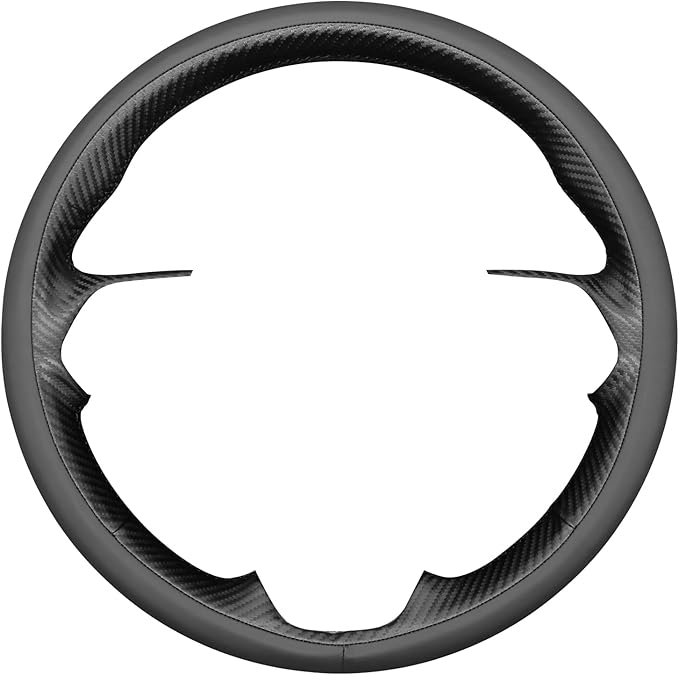 MEWANT Steering Wheel Cover for Toyota RAV4 2019-2024/Camry 2018-2024/Corolla 2020-2024/Avalon 2019-2022 Hand-Stitched Steering Wheel Wrap