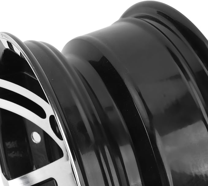 10 Inch ATV Wheel Rim, Universal High Strength ATV Aluminum Alloy Rim for ATVs Go Karts Cart 4 Wheel Vehicles (Front Wheel)