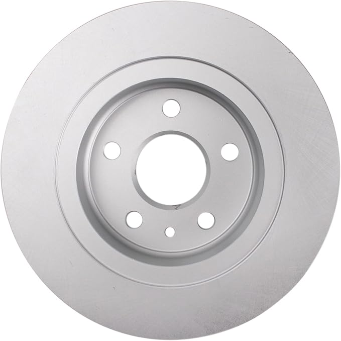 TRQ Rear Brake Rotor Set G Coated Solid Compatible with 2013-2022 Buick Encore 2015-2022 Chevrolet Trax 2011-2016 Cruze 2013-2016 Sonic 2016 Cruze Limited