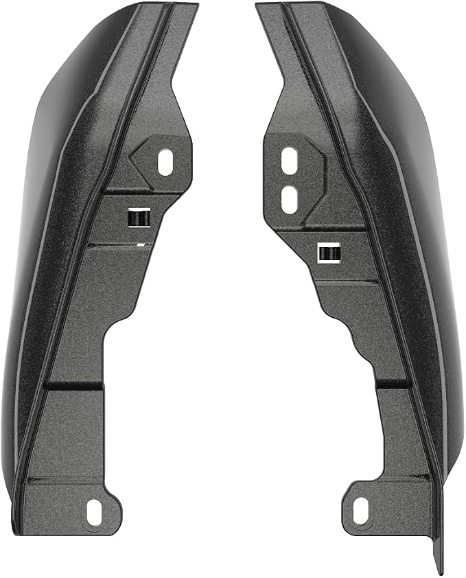 Advanblack 2024 RG Mid Frame Air Deflectors Compatible for Harley Touring Street Glide, Road King, Electra Glide, 2009-2025(Black Pearl)