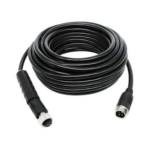4 Pin Camera Extension Cable for Backup Camera(10M Extension Cable and 20M Extension Cable)
