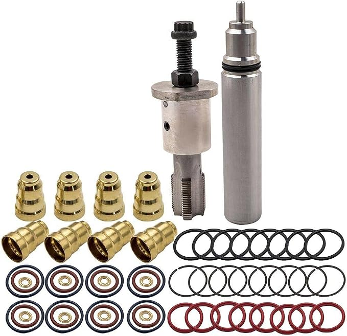 F4TZ9F538A Injector Sleeve Cup Remover Installation Tool Kit Fit For 1994-2003 F250 F350 F450 F550 E250 E350 E450 ESD FSD 7.3L Replacement Parts