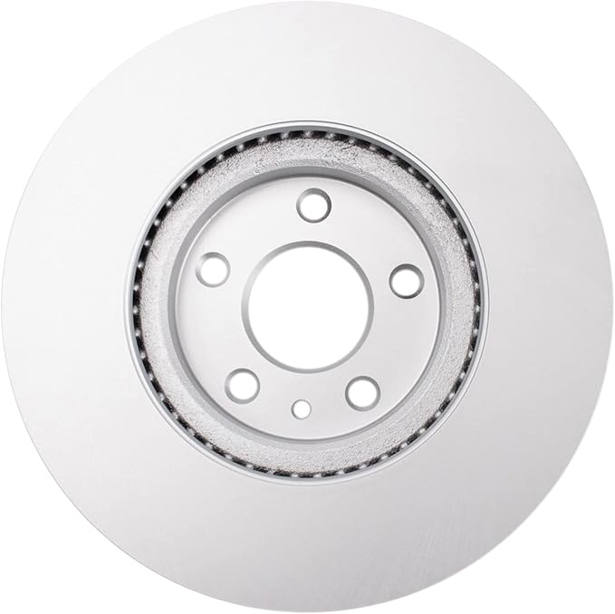 TRQ Front Brake Rotor Set 11.81 in G Coated Vented for 2013-2020 Ford Fusion 2013-2016 Lincoln MKZ