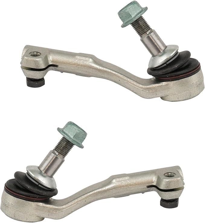 TRQ Front Outer Tie Rod Set 2 Piece Compatible with 2012-18 BMW 320i 328i 328d 330e 330i 335i 340i 428i 428i Gran Coupe 430i 430i Gran Coupe 435i 435i 440i 440i M2 M3 M4