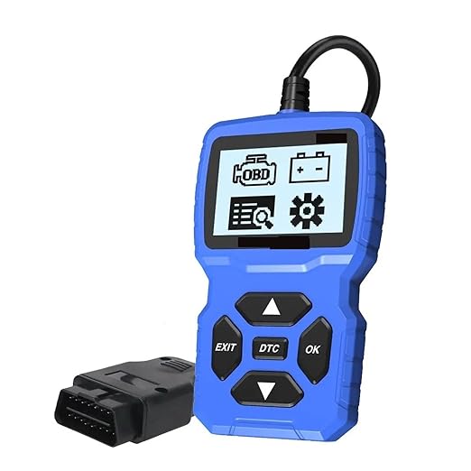 Automobile Fault Detector, OBD2 Scanner Car Diagnostic Tool Check Engine System Battery Tester Multi-Language Code Reader Read Vehicle Information