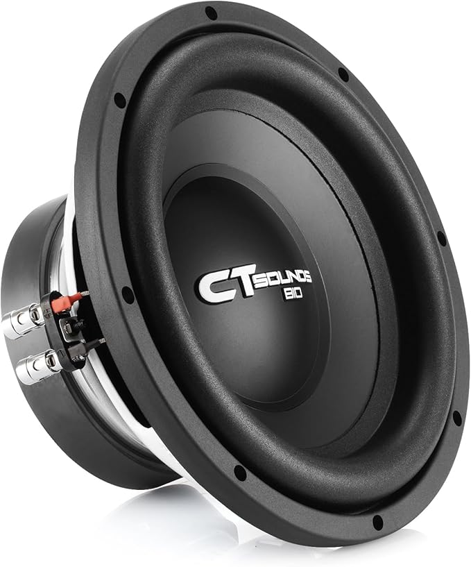 CT Sounds Bio 10” 800-Watt Dual 2-Ohm Car Subwoofer