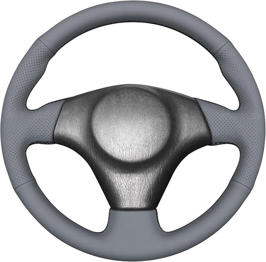 MEWANT Hand Stitch Steering Wheel Cover for Toyota RAV4 1998-2003 / Celica 1999-2006 / Corolla 2003-2008 / Matrix 2002-2008 / MR2 1999-2007 / Supra/Caldina, Custom Fit DIY Wrap Interior Accessories
