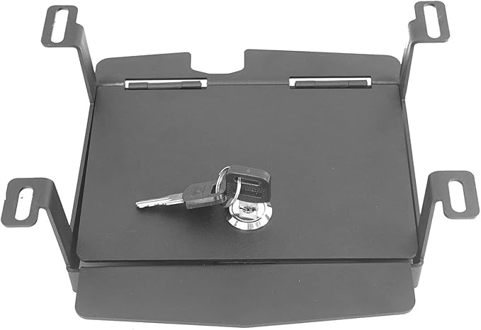Hooke Road Interior Console Lock Box Security Storage for Jeep JL Wrangler/Gladiator JT 2018 2019 2020 2021 2022 2023 2024 2025