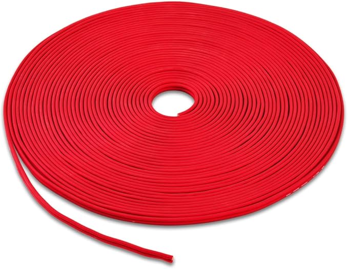 Belva True 4 Gauge AWG Premium CCA Amplifier Wiring Kit Without RCA Cable - BPK4 RED