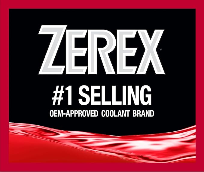 Zerex Asian Vehicle Red Antifreeze Coolant Concentrate 1 Gallon