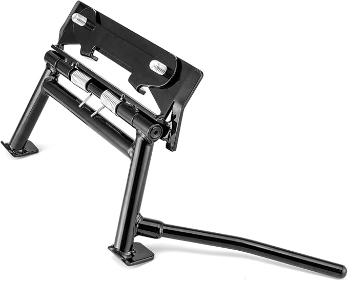 Wsays Center Stand Upright Heavy Duty Steel Compatible with Harley Touring Street Electra Glide Road King FLT FLH 1980-2008 Models