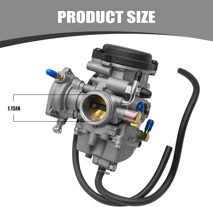 Carburetor Fit for Suzuki King Quad 300 LTF300F 4x4 2000-2002 13200-39D22 With Fuel Valve Petcock Air Filter