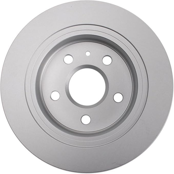 TRQ Rear Brake Rotor Set G Coated Solid Compatible with 2006-2011 Buick Lucerne 2006-2011 Cadillac DTS