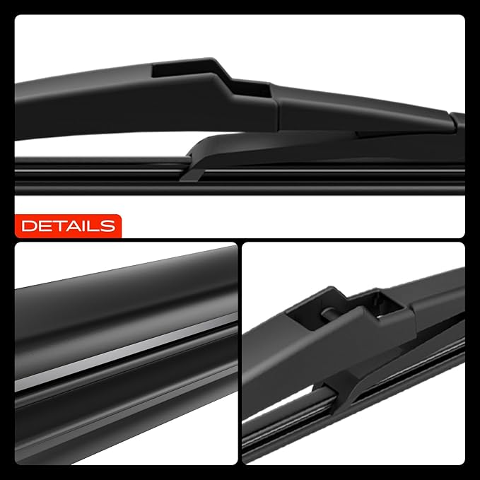 A-Premium 22"+21"+11" Windshield Wiper Blades Compatible with Jeep Grand Cherokee 2011-2021 - Front Rear Wipers Blade Set for Hook/RL2 Arm Connector, with Wear Indicator & Towel (Pack of 3)