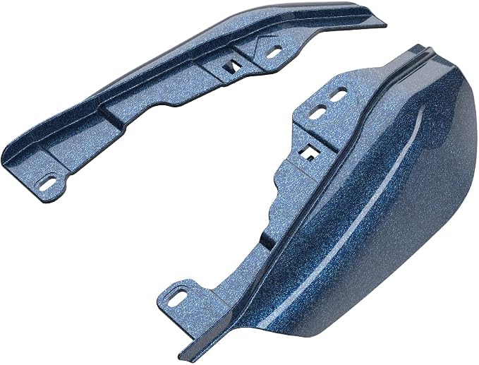 Advanblack 2024 RG Mid Frame Air Deflectors Compatible for Harley Touring Street Glide, Road King, Electra Glide, 2009-2025(Cosmic Blue Pearl)