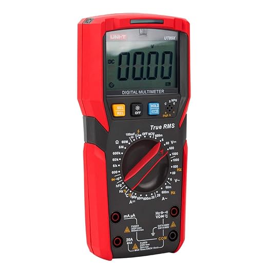 UNI-T UT89X multimeter True RMS NCV tester ac dc Voltmeter Ammeter Capacitance Frequency Resistance Temperature tester