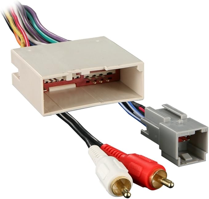 Metra Reverse Wiring Harness 71-5520-1 for Select 2003-up Ford, Lincoln, Mercury Vehicles OEM Premium Audio & Metra 70-5521 Radio Wiring Harness for Ford 03-Up Amp