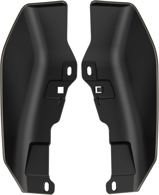 Color - Matched Mid Frame Air Deflectors Heat Shield, Perfectly Fit for Harley Touring Models 2009-2026 River Rock Gray