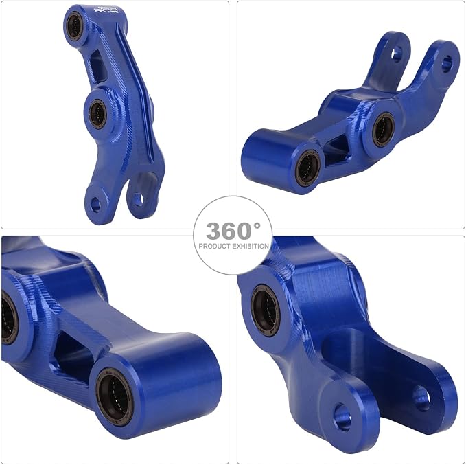 JFG RACING Sur Ron Suspension Linkage + Triangle Link Kit Set Motorcycle Rear Shock Suspension Link Kit Compatible To Sur Ron X X160 X260 Electric Dirt Bike POLARSEA BLUE