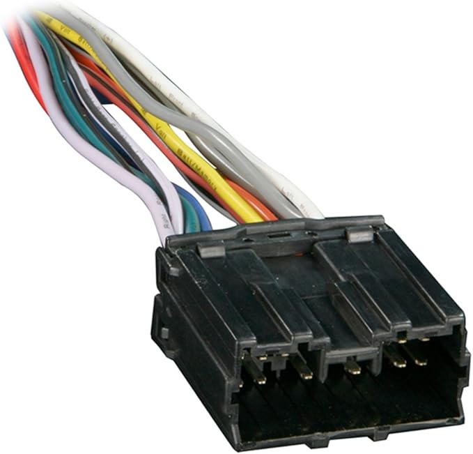 Metra 70-7002 Amplifier Bypass Harness for Select Mitsubishi Vehicles & Metra 70-7001 Radio Wiring Harness for Mitsubishi 1992-Up,Black