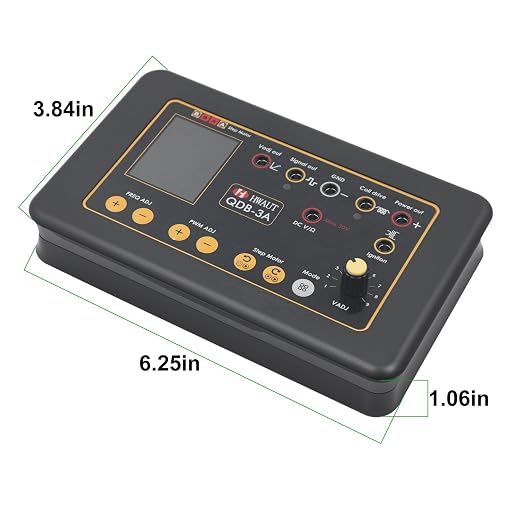 QDB-3A Ignition Coil Tester, Drive Automobile Ignition Coil Tester Injector Solenoid Valve Teste for Idling Stepper Motor Automobile Car Fault Detector