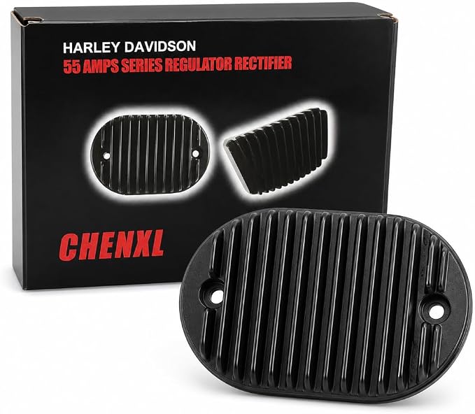50A Series Voltage Regulator Rectifier for Harley-Davidson Softail 2018–2024, Replaces OEM 74700031, Upgraded from Stock 38A for Cooler & Stable Charging