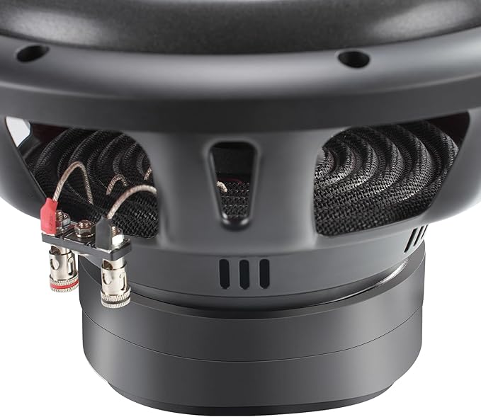 Seventour 10" 1200W Max Power Dual 4 Ohm Car Subwoofer,Dual Voice Coil High-Strength Dual Magnets,Foam Surround for Vehicle Stereo Sound System (10" - Dual 4 Ohm)