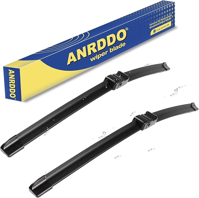 ANRDDO Wipers Factory Replacement For BMW X3 F25 2011-2017,BMW X4 F26 2015-2018 Original Equipment Windshield Wiper Blades Set -26"+20" (Set of 2) Not For J Hook