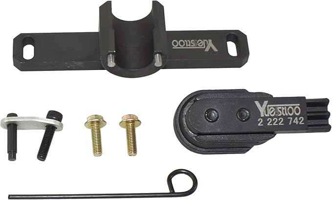 2801 Flywheel Holder Flex Plate Lock Tool & 7676 Oil Seal Repair Kit with Balance Shaft & Oil Pump Alignment Tool Set, Compatible with BMW N20 N26 Engines