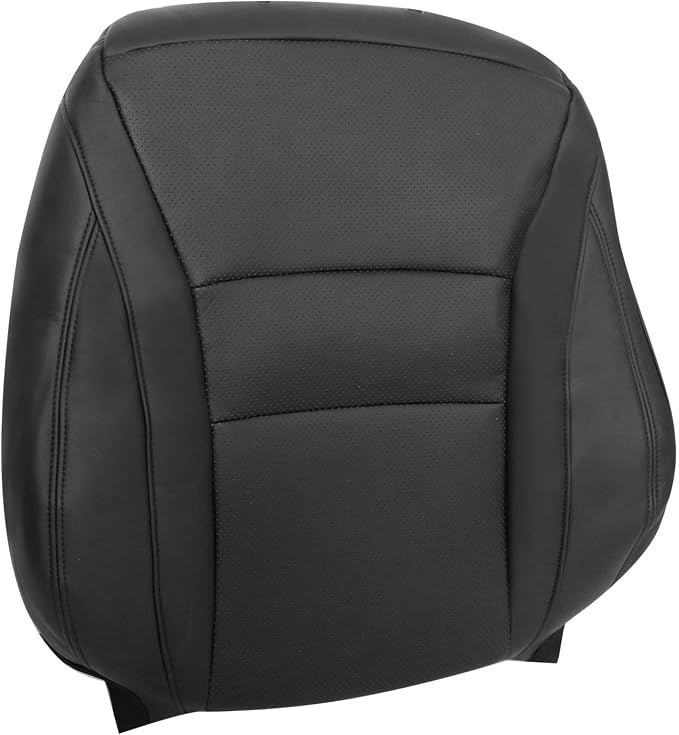 FZJDSD Black Driver & Passenger Side Bottom & Top Lean Back Microfiber Leather Seat Covers Compatible with Honda Accord 2013 2014 2015 2016 2017