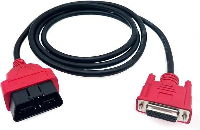 DA-4 OBDII Cable Adaptor for Snap-on Solus Ultra EESC318 Scanner Main Test OBD2 Connector Cable Scan Tool, EAX0068L00C, EAX0068L26A, 6-FT Long