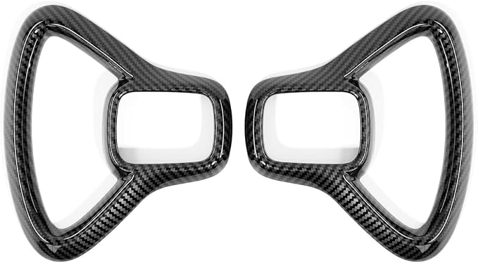 2PCS Dashboard Side Air Vent Trim Covers Compatible with Soul 2020-2025 Accessories (Carbon Fiber Pattern)