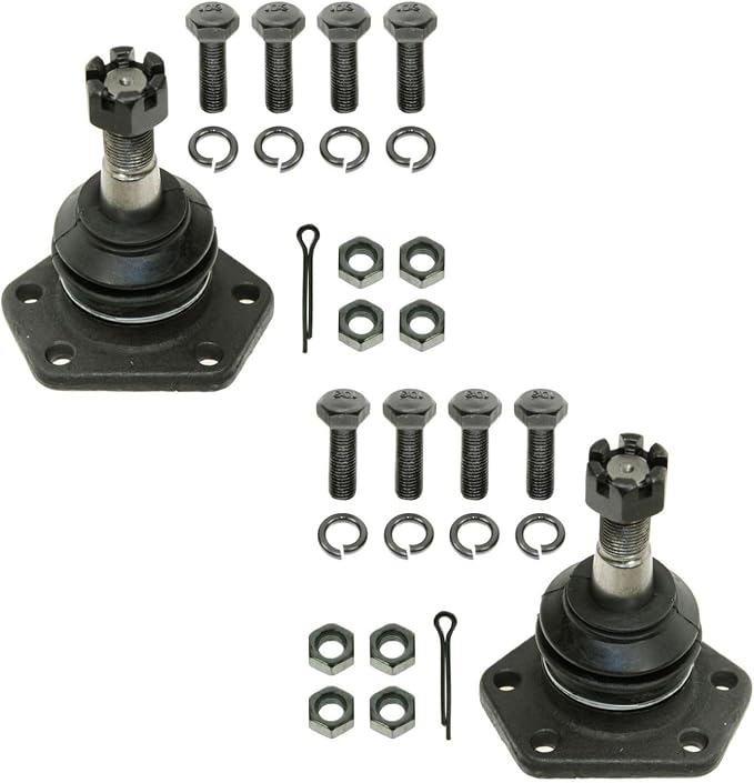 TRQ Front Upper Ball Joint Set Compatible with 70-99 Chevrolet GMC