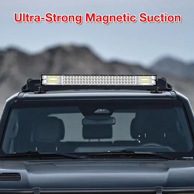 Professional GNSS Antenna Magnetic Mount for Survey Vehicles & Metal Surfaces | 5/8”x11 Thread, 100mm Extension Rod | Heavy-Duty Survey GPS Mount, GNSS Antenna Mag(1PCS)
